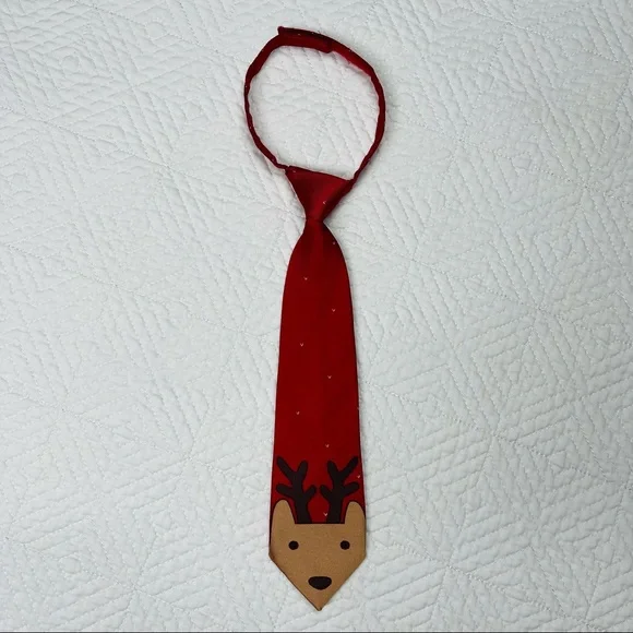 Gymboree - Christmas Holiday Reindeer Neck Tie - Picture 2 of 8